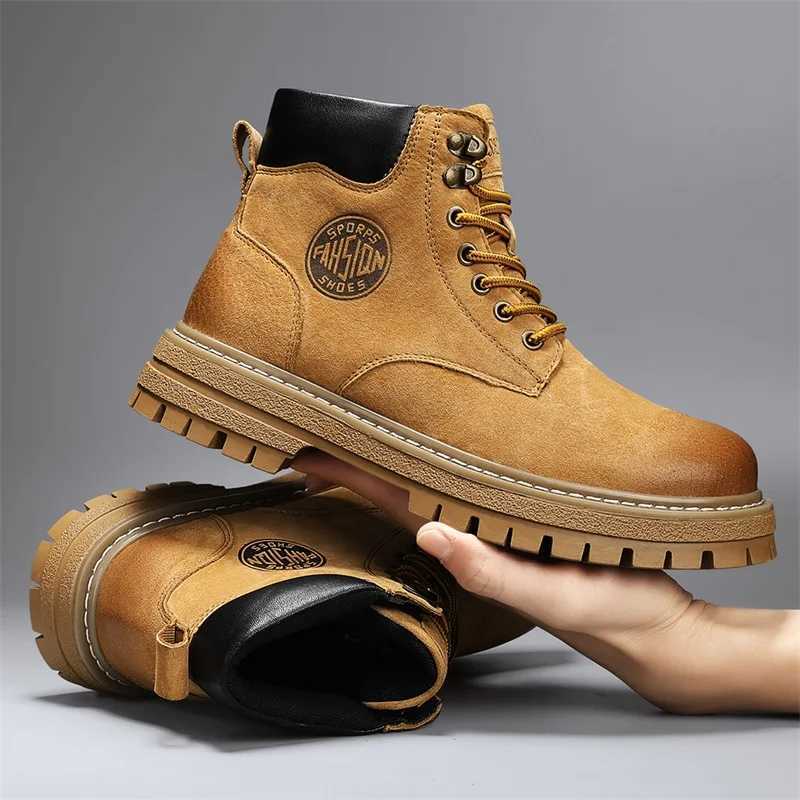 High quality mens boots winter mens shoes 2023 hiking design foot boots outdoor casual sports shoes Z250303