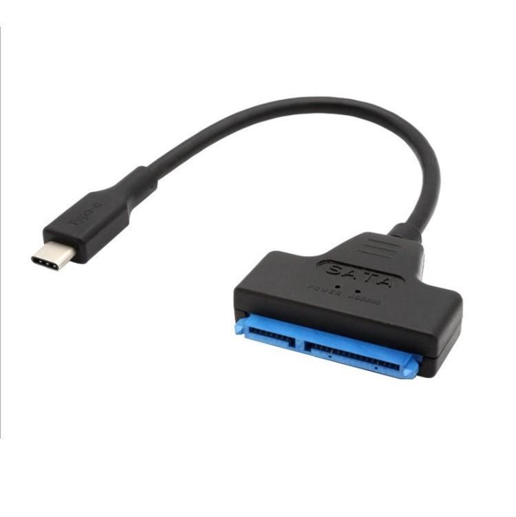 USB 3.0 Type-c to SATA Adapter Cable Converter for 2.5 inch SSD/HDD Support UASP High Speed Data Transmission