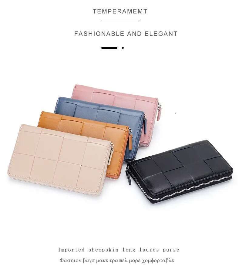 Women's Bags New Fashion Genuine Women Long Wallets Real Leather Female Brand Design Clutch Girl Lady Gift Cash Purse