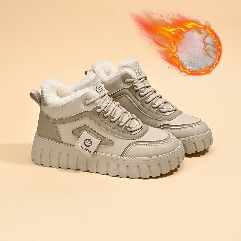 Designer s New Winter Velvet High Top Multifunctional Height Increasing Thickened Warm And Non Slip Cotton Shoes Casual Sports Short Boots