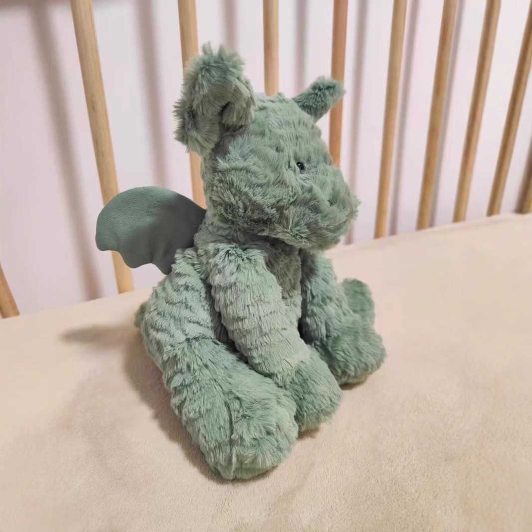 Plush Dolls Wave Haired Dragon Cute Plush Soothing Toy Doll Soothing Doll Gift