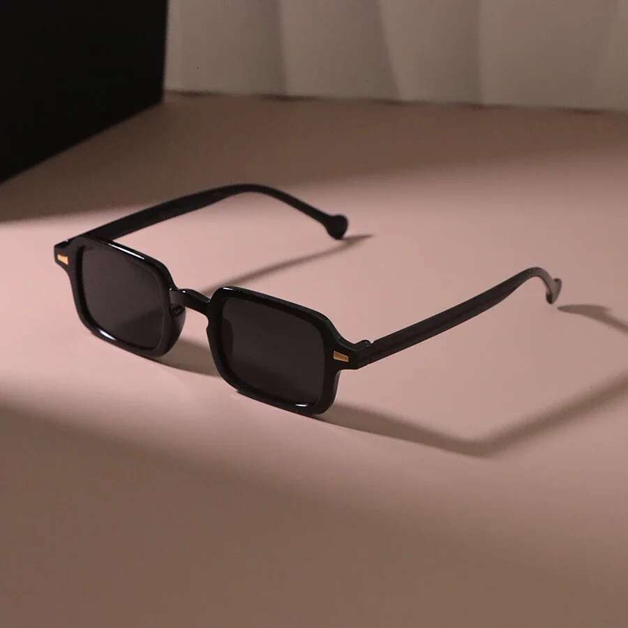 Vintage Square Sunglasses Women Men Rectangle Retro Sun Glasses Female Male Brand Designer Mirror Punk Shades Oculos De Sol