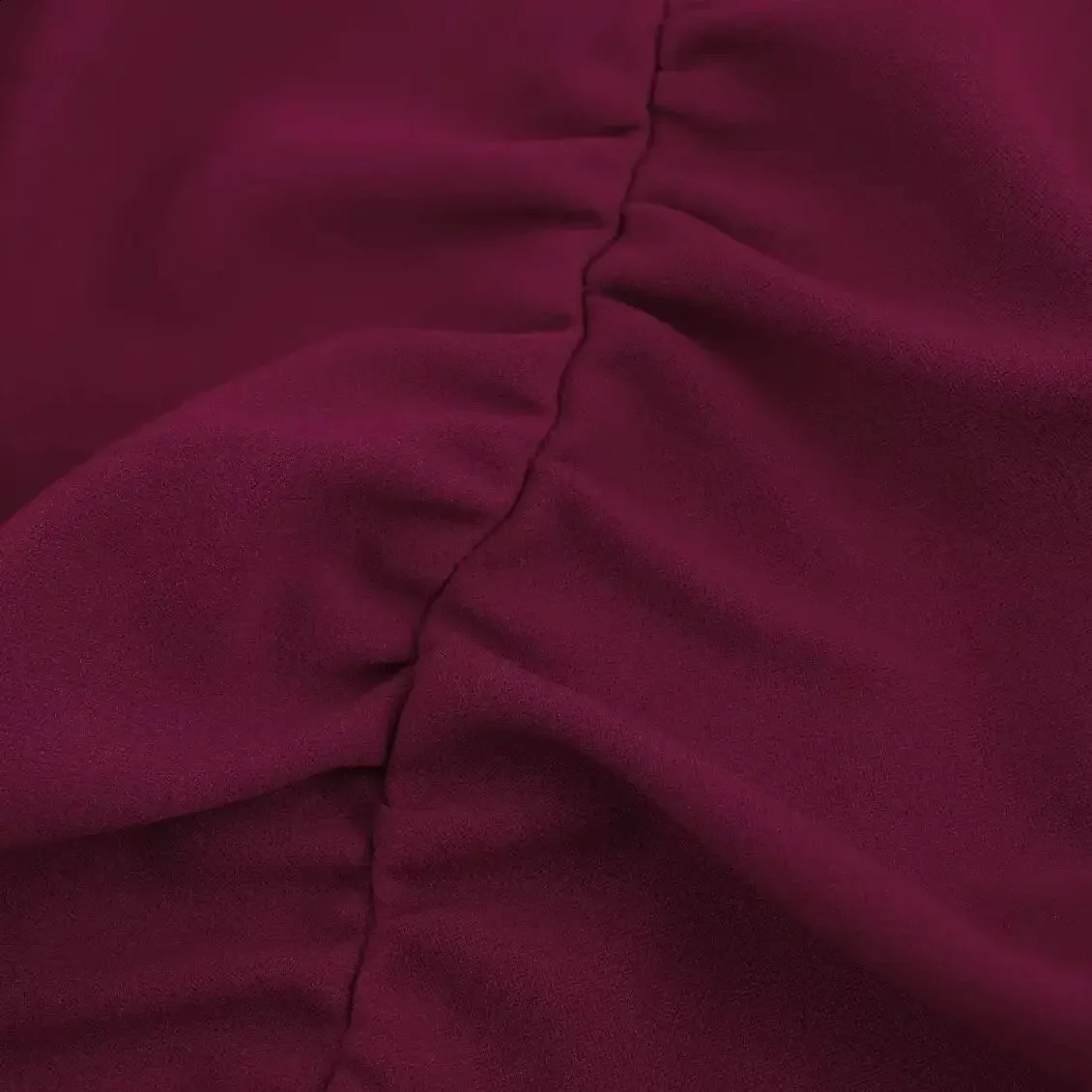 Trafshe Womens Sleeveless Folded MIDI Elegant Party Dress Vneck SpringSummer 250303Z