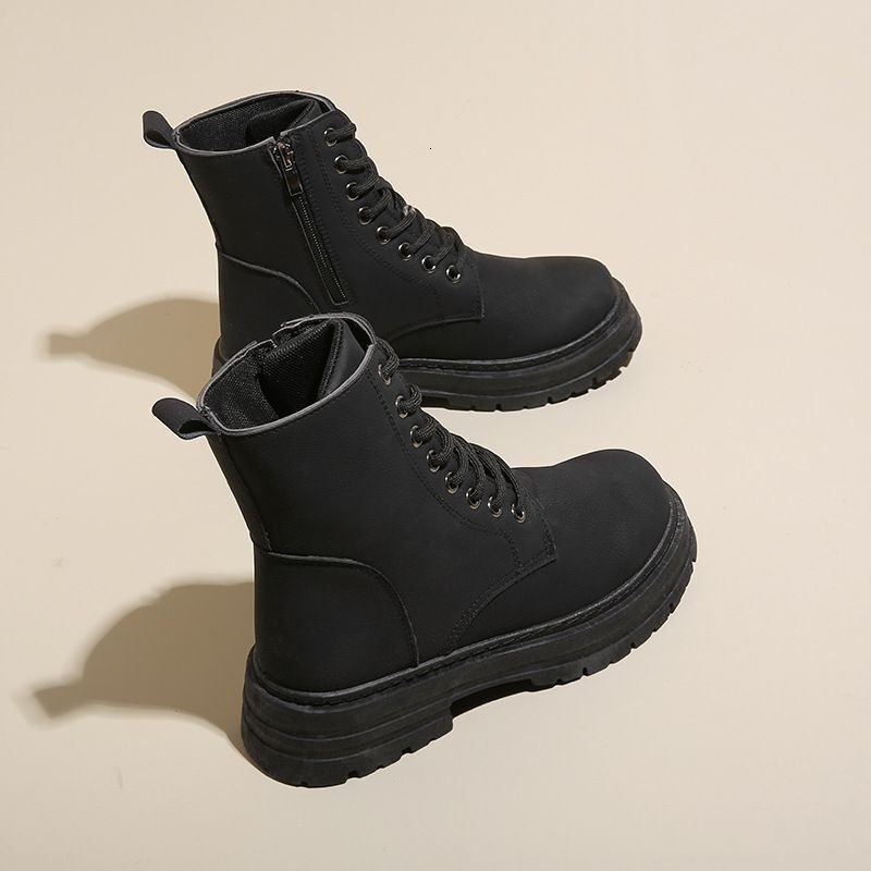 2025 Designer s New Fashion Martin Women s Autumn UK Thick Bottom Short Multi Functional Yellow Brown Black Spot Short Boots Casual Shoes