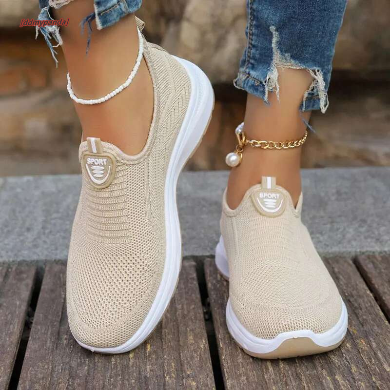 Women's Sneaker Loafers Tennis Femimino Ladies Slip On Breathable Sports Designer Barefoot Shoes Ballet Flats #ddmypanda