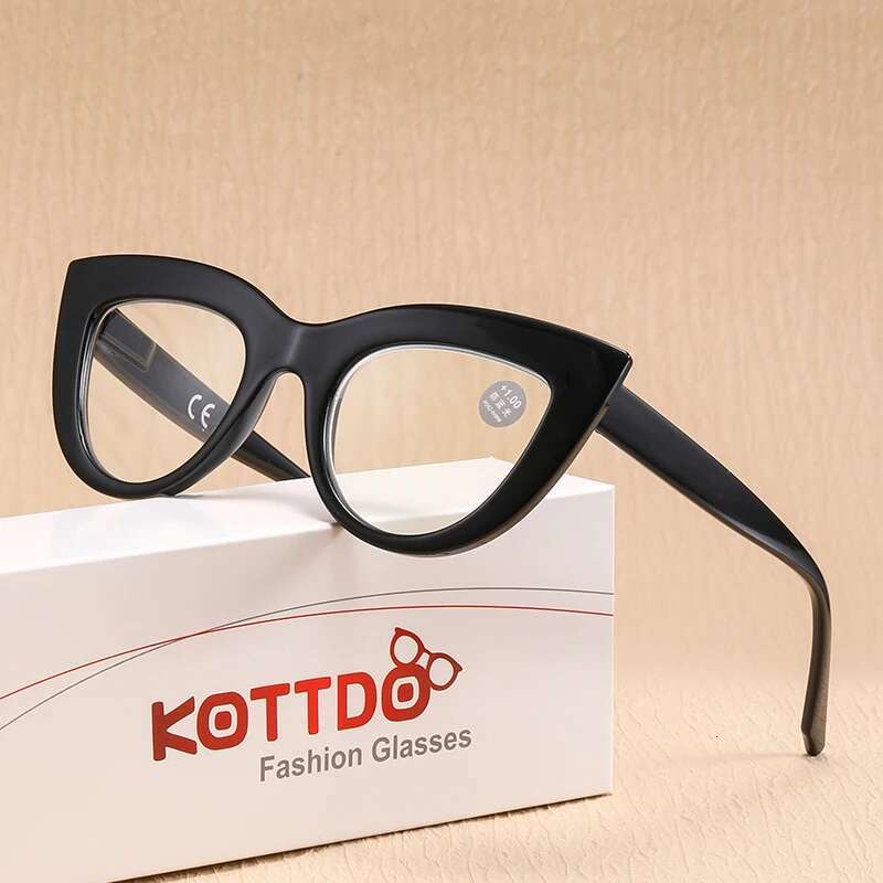 New Cat Eye Reading Women Pink Anti Blue Light Eyeglasses Presbya Glasses Hypera Optical Lenses For Read +1.0 +1.5