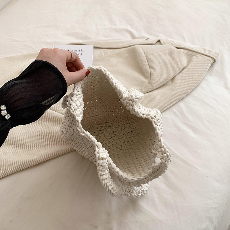 Summer Straw for Women 2025 New Vacation Handheld Shoulder Large Capacity Woven Beach Tote Bag #swissmilitary