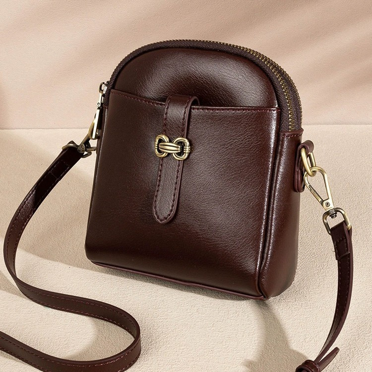 High Quality Genuine Leather Cross-border Shoulder Bag 2025 New Designer Diagonal Cross Bag Mini Shoulder Women's Spring And Summer Set Mobile Sm