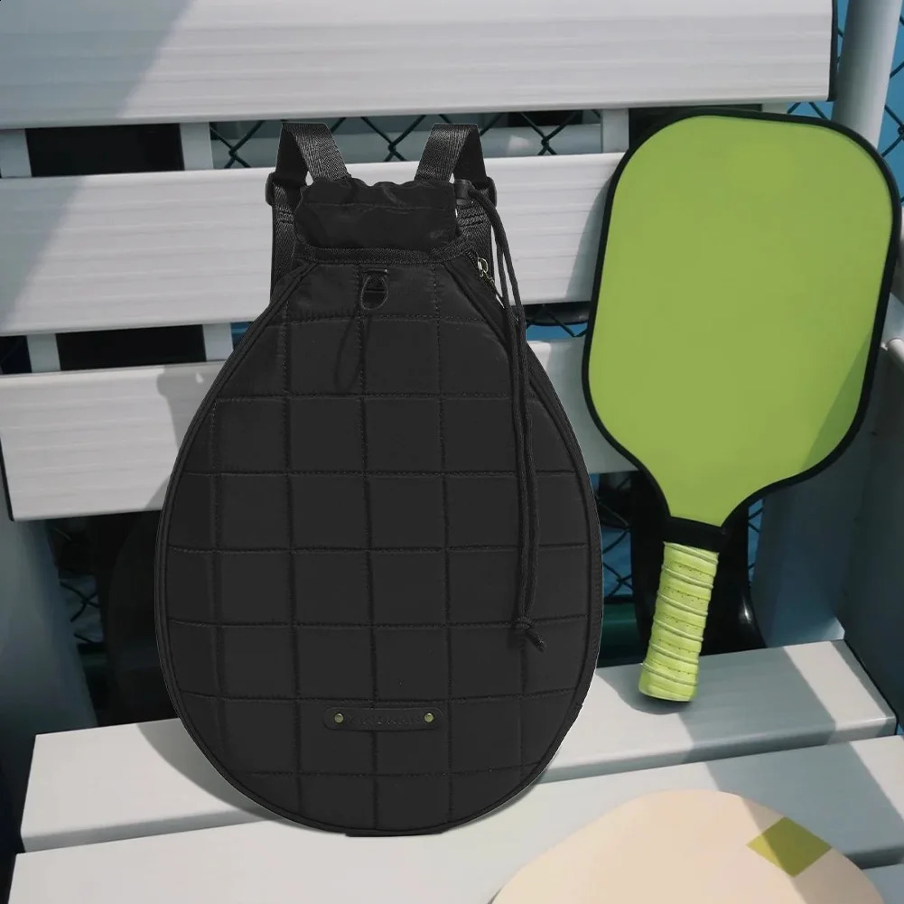 Ship from US Tennis Racket Carrying Bag Waterproof Racquet Crossbody Zipper Closure Pickleball Paddles Shoulder for Women Men 250303FBB