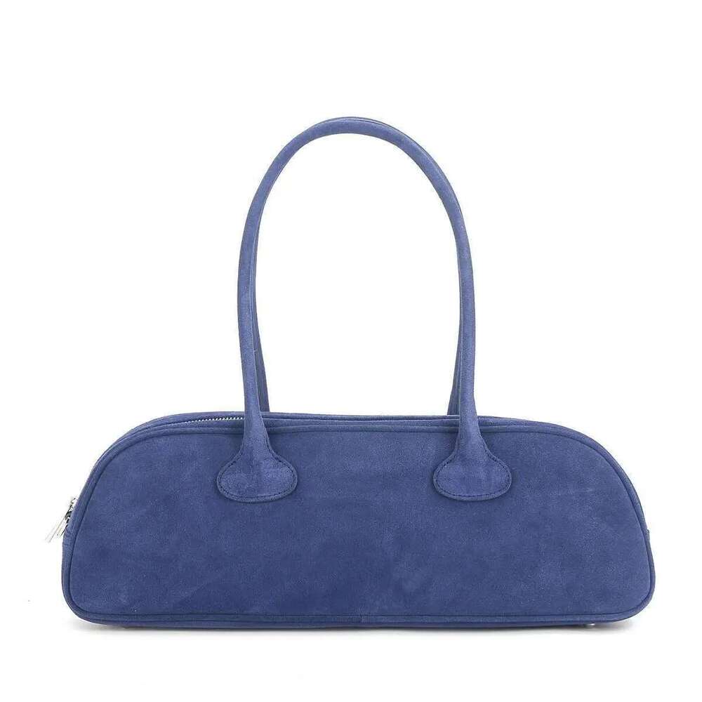 Brand Simple Genuine Leather Red Underarm Single Shoulder Fashion Cowhide Handbag Korean Large Capacity Bowg Bag