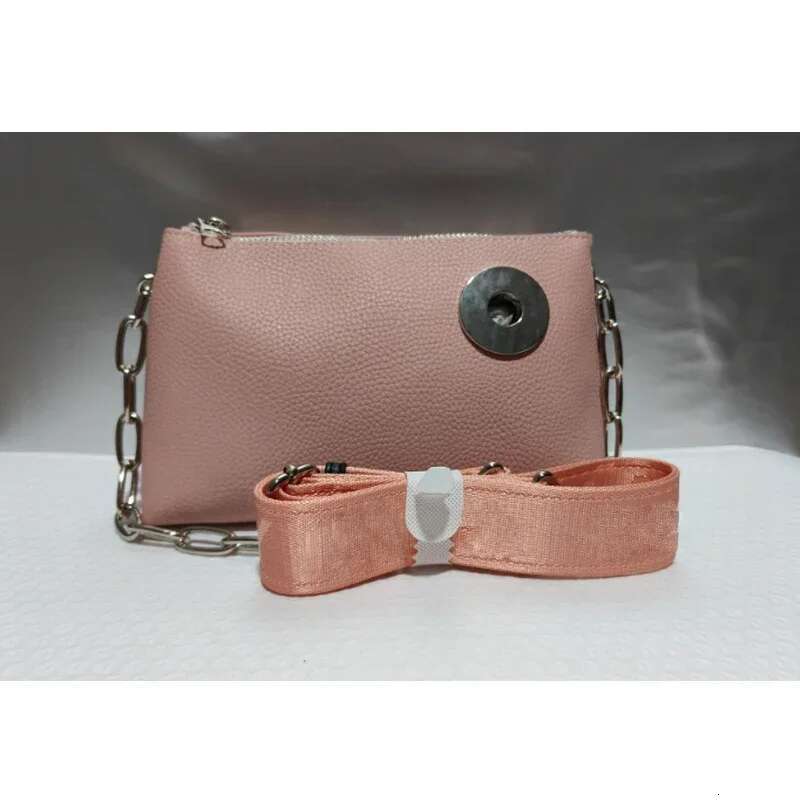 new style Spanish New Leather Shoulder Iron Chain Bag Dual Purpose Backpack