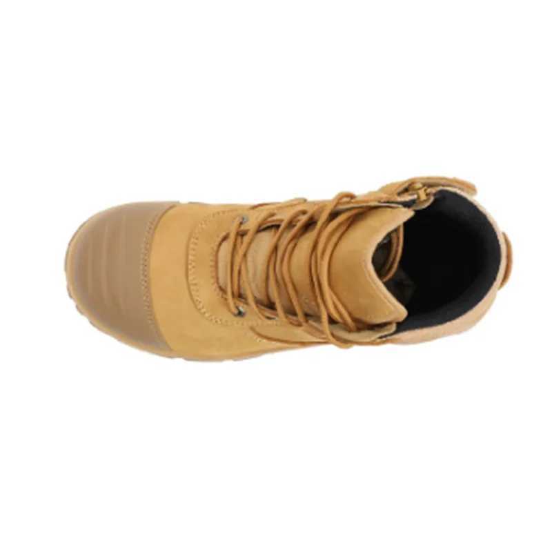 One layer of shockproof puncture proof windproof tape zipper miners labor insurance shoes tools boots Z250303