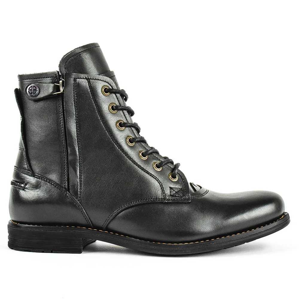 Luxury mens boots Italian handmade mens ankle boots designer tight shoes mens anti slip work boots Botas Para Hombre Z250303