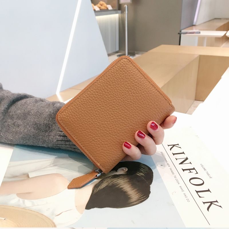 2025 NEW Wallets 2023 Women's Short T Leather Coin Bag With Zipper And Multi Card Pocket For Women Purses Designer Wallet hurenlakeshoes