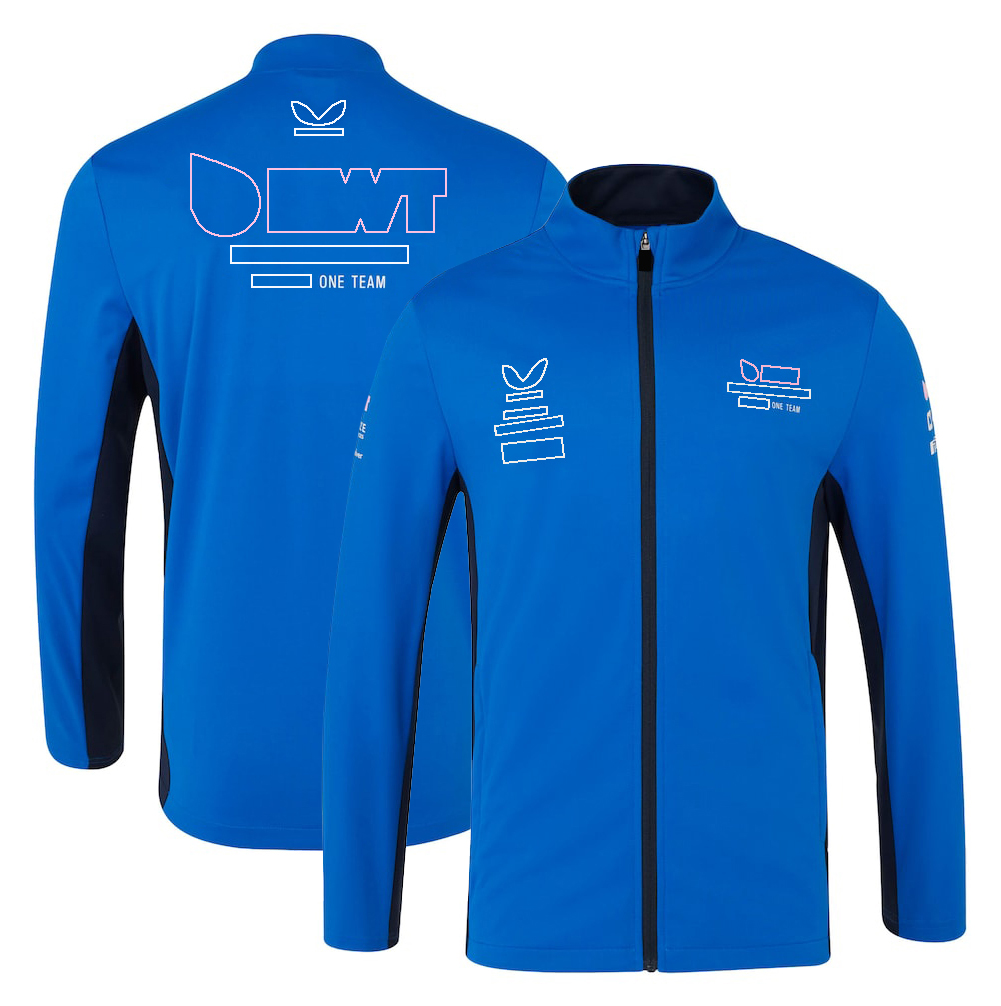 2025 F1 Team Full Formula 1 Driver Hoodie New Racing Men Softshell Jacket 1/4 Zip Midlayer Hooded Sweatshirt free shipping