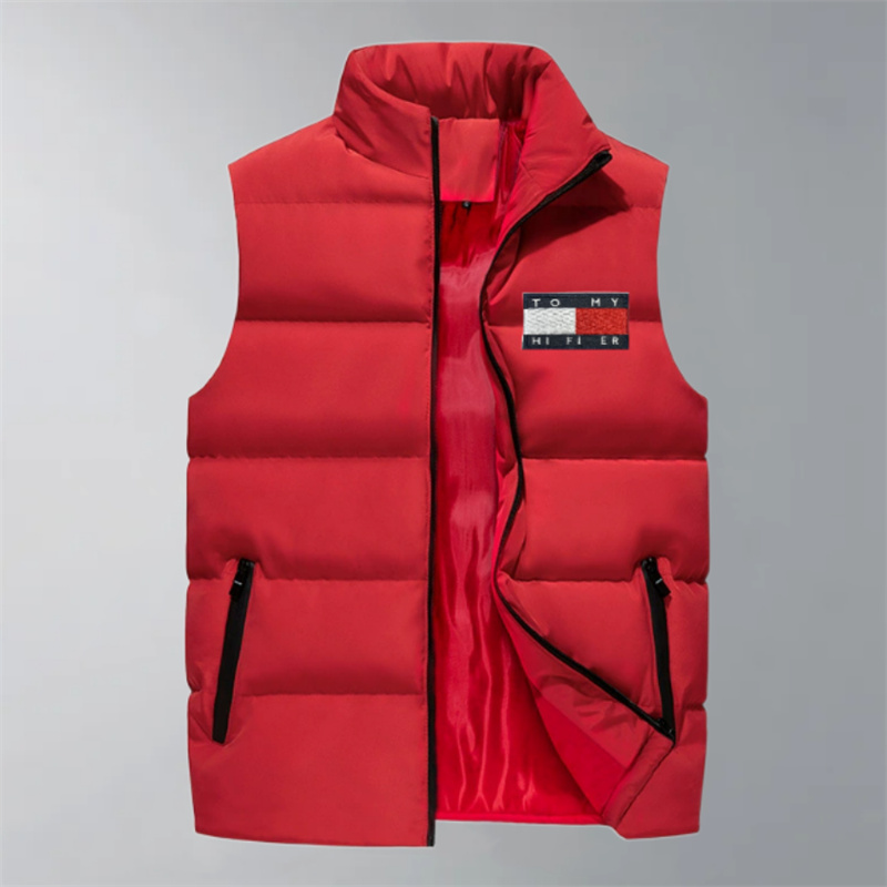 2025 New Luxury Designer Vest Men's Down Cotton Vest Men's Winter Vest Warm Light Brand Logo Men's Warm Casual Hoodie Matching Jacket Vest Outwears Coats Asian Size M-5XL