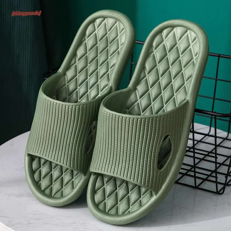 Slippers Mens 2023 Summer Shoes Bathroom Anti-slip Casual Beach Sandals Soft Sole Slide Big Size Female Male Flip ps #ddmypanda