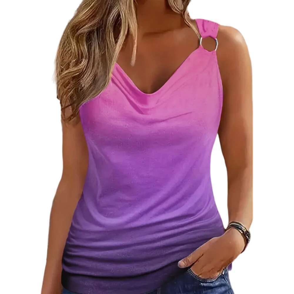Tops Ladies Vest for Women Clothing 2025 Summer Sexy Tank T-shirt Tee Fashion Casual Slim Fit Pullover Femal Korean Y2K Crop Blo