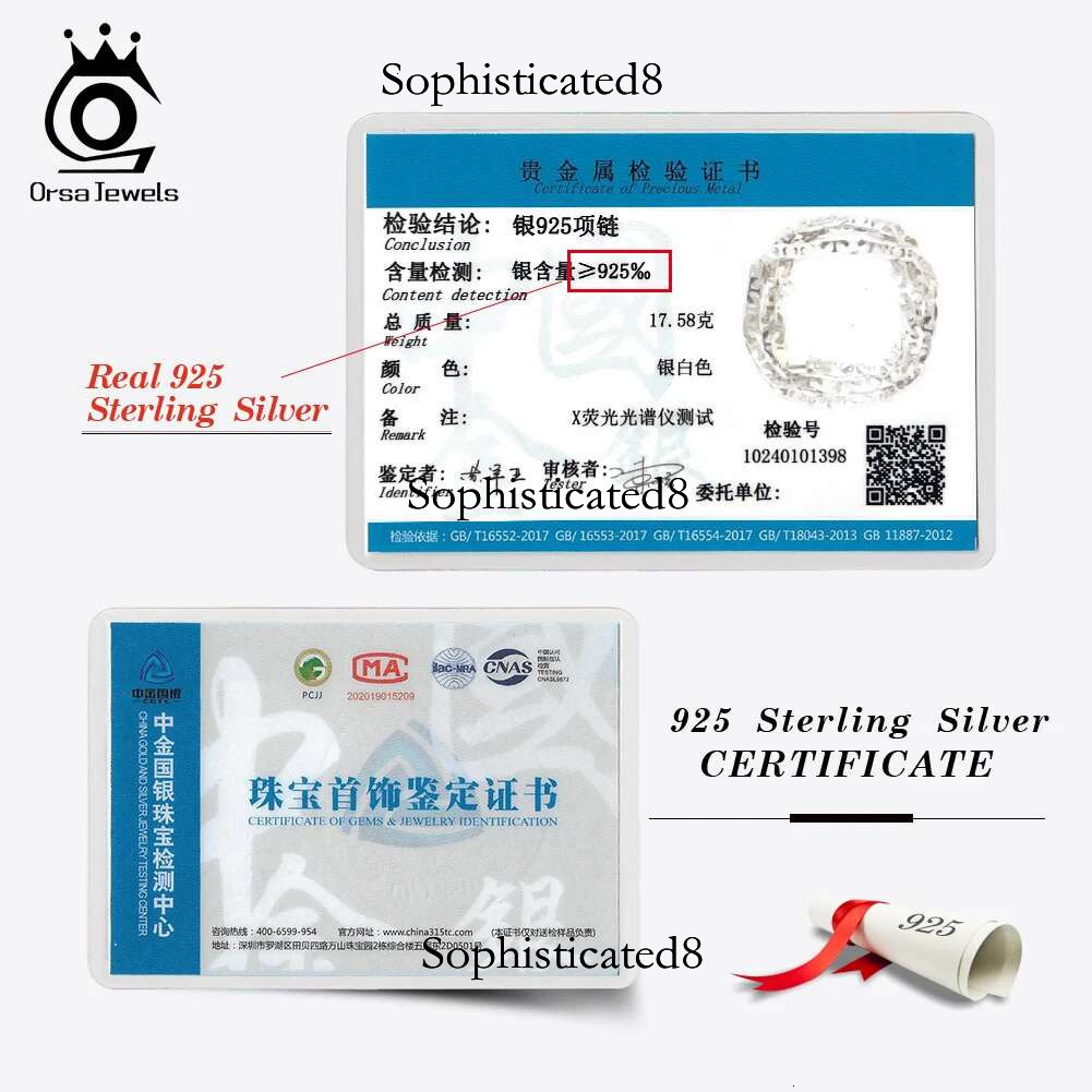 ORSA JEWELS Italian Sterg 2.6mm 3.7mm 5.0mm Flat Mariner Chain Necklace for Women Men Fashion Sier Jewelry SC78