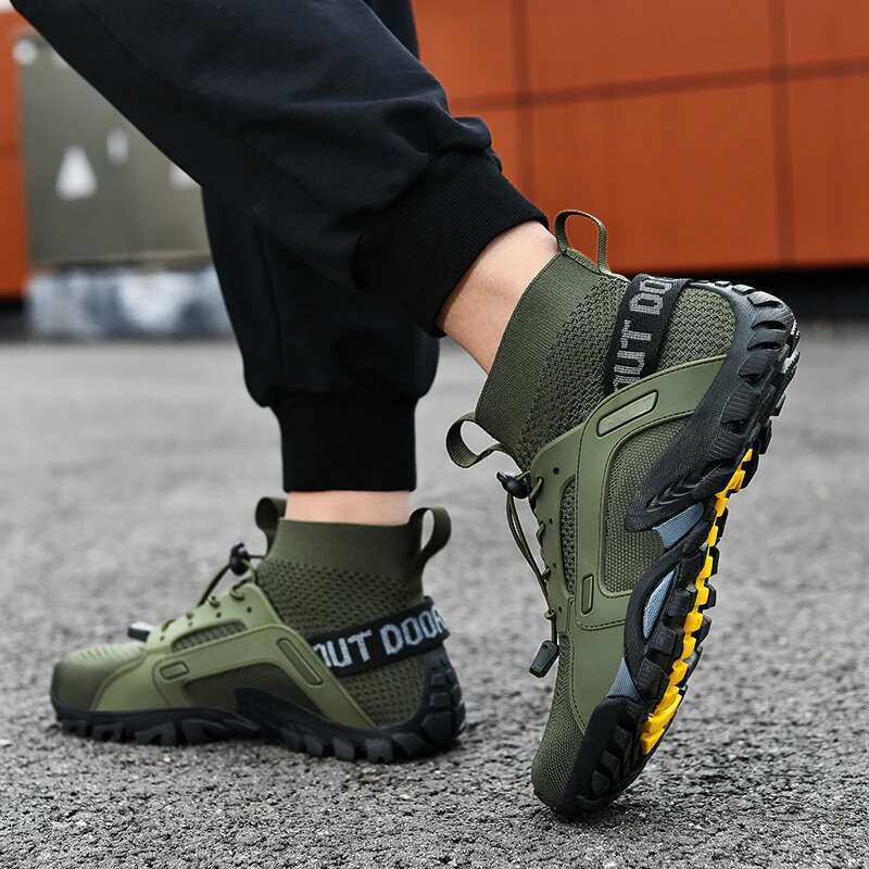 2025 Men's Aqua Non-slip Mountain Hiking Shoes Quick-drying Soft Casual Sneakers Size 39-47