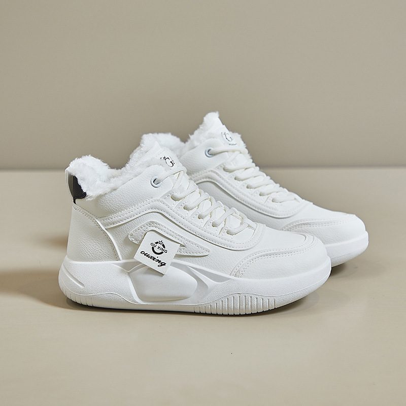 Velvet High Top Designer s New Velvet Short Boots For Women 2025 Winter Plate Warm And Leisure Multi Functional Sports Anti Slip Cotton Shoes