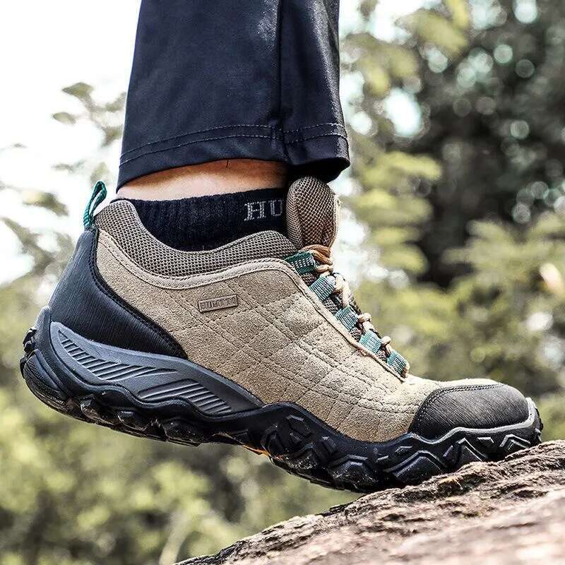 Hiking Mens Designer Winter Climbing Trekking Sneakers for Men Leather Outdoor Sports Work Man Shoes