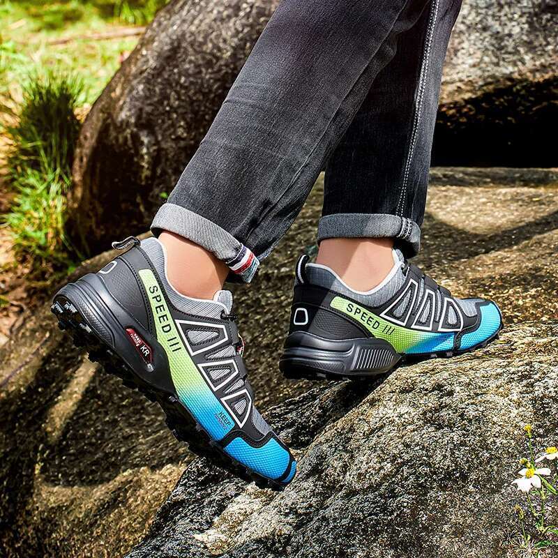 Men's Comfortable And Walking Mesh Breathable Hiking Training Outdoor Casual Sports Shoes