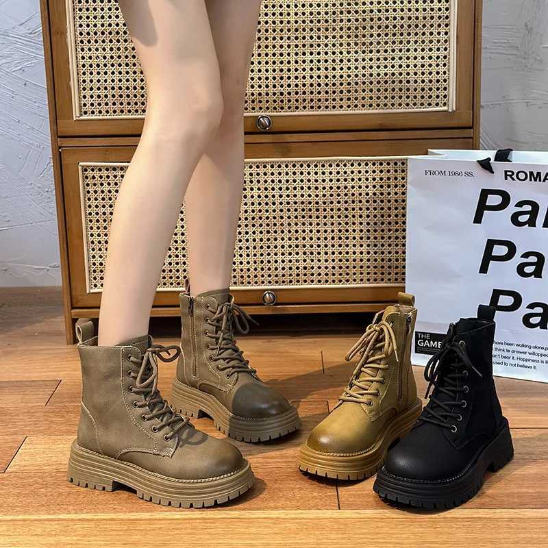 Lady Boots Brand Womens Shoes Boots-Women Fashion Autumn Ankle 2024 Rock White Ankle Boots Shoes Boots-Women Luxury Designer No Z250303
