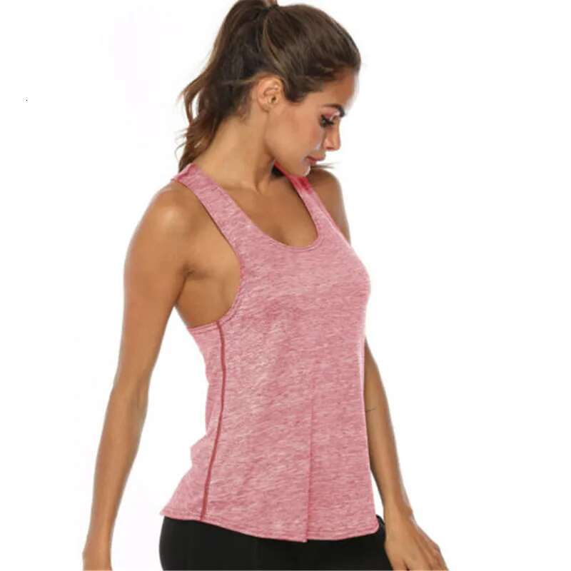Sleeveless Gym Vest Workout Tops For Women Fiess Jogging Yoga Tank Shirt