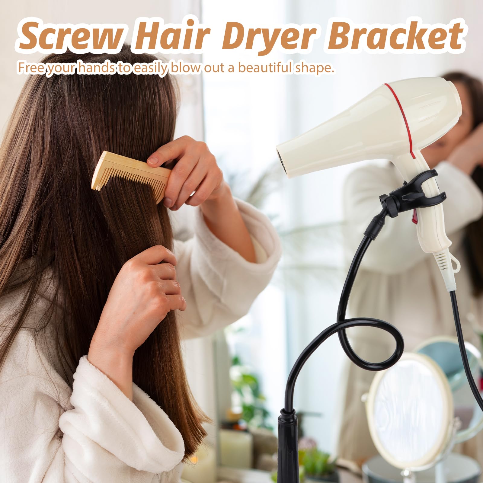 360 Degrees Rotatable Hair Dryer Stand for Dog Cat Grooming