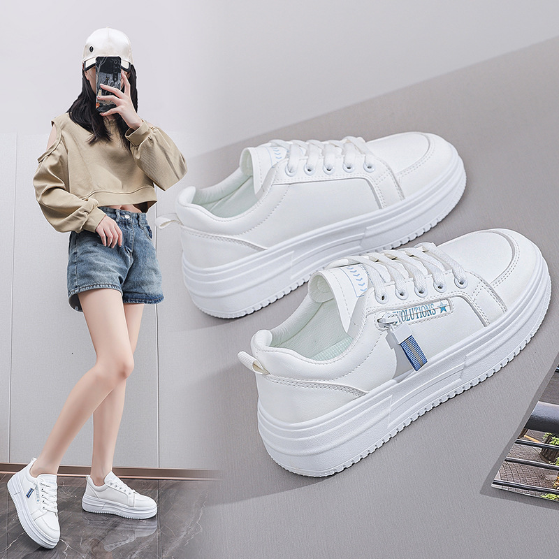 Women S Designer Shoes 2025 New Breathable White Women S Multi Functional Outdoor Thick Soled Sports And Leisure Board Shoes Trend