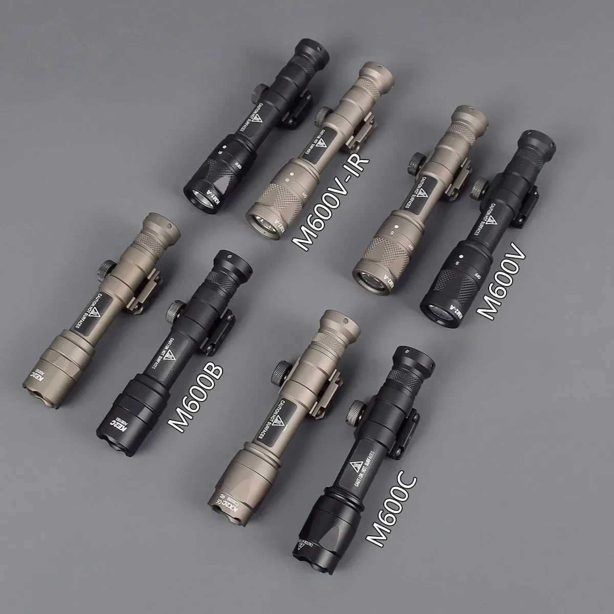 Tactical Head M600 Upgrade M600V Strobe M600V-IR Infrared Airsoft Weapon Scout Light Hunting 20mm Rail Metal Lantern TorchXJ250303