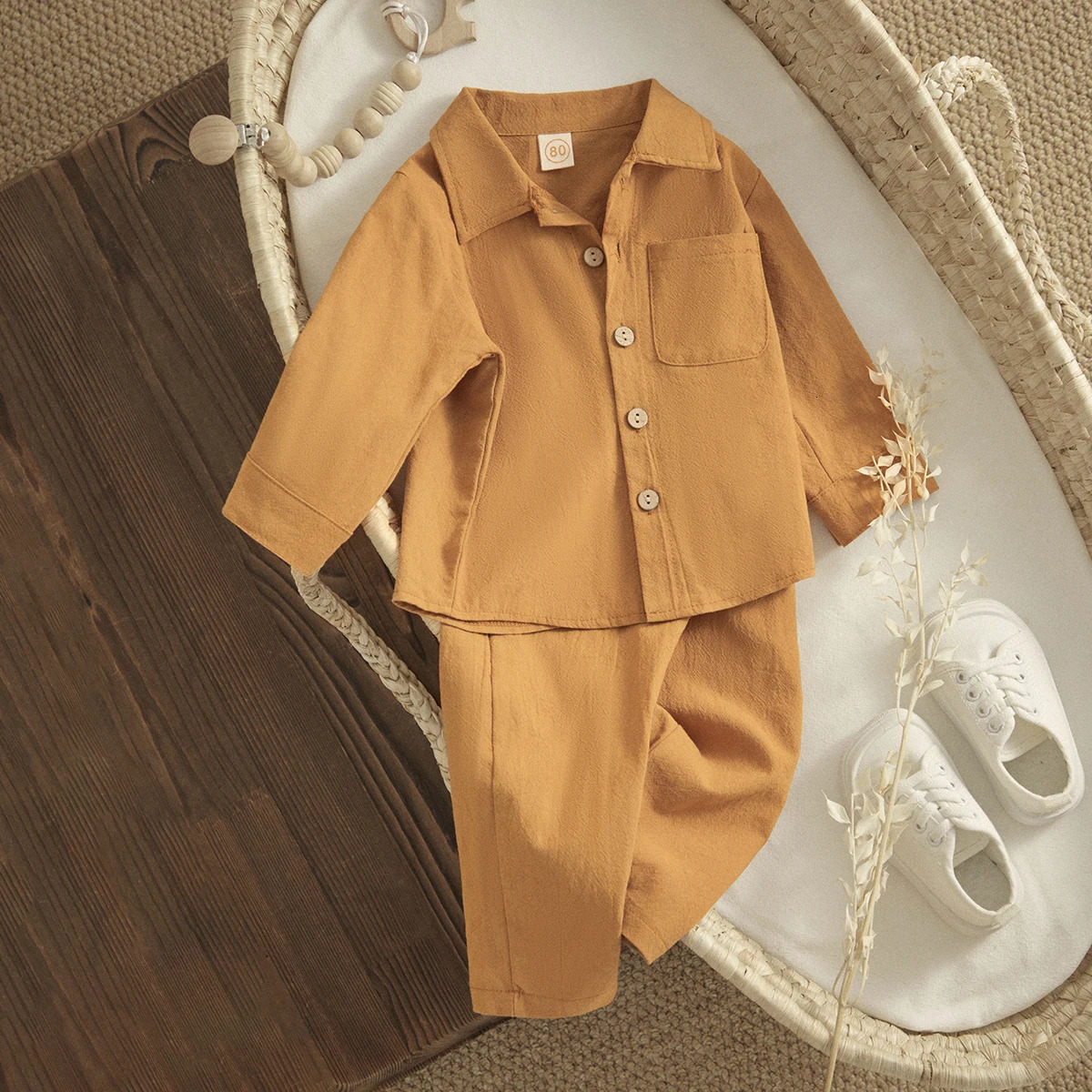 ma baby 6M-4Y Toddler Infant Kid Baby Boy Girl Clothes Sets Button Long Sleeve Shirt Tops Pants Casual Fall Spring Outfits 250304