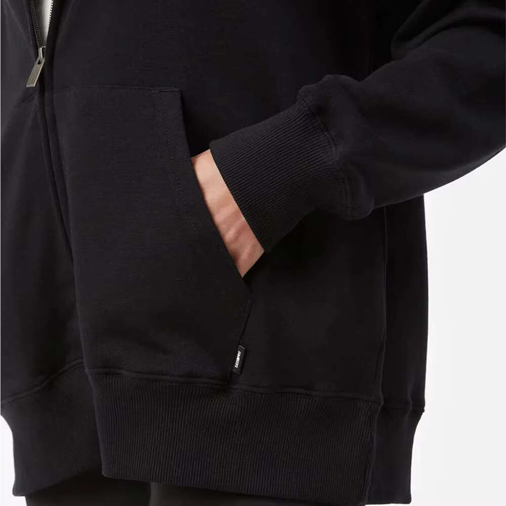 Custom Women's Eco-Friendly Hooded Zip-Up Oversized Fleece Hoodie