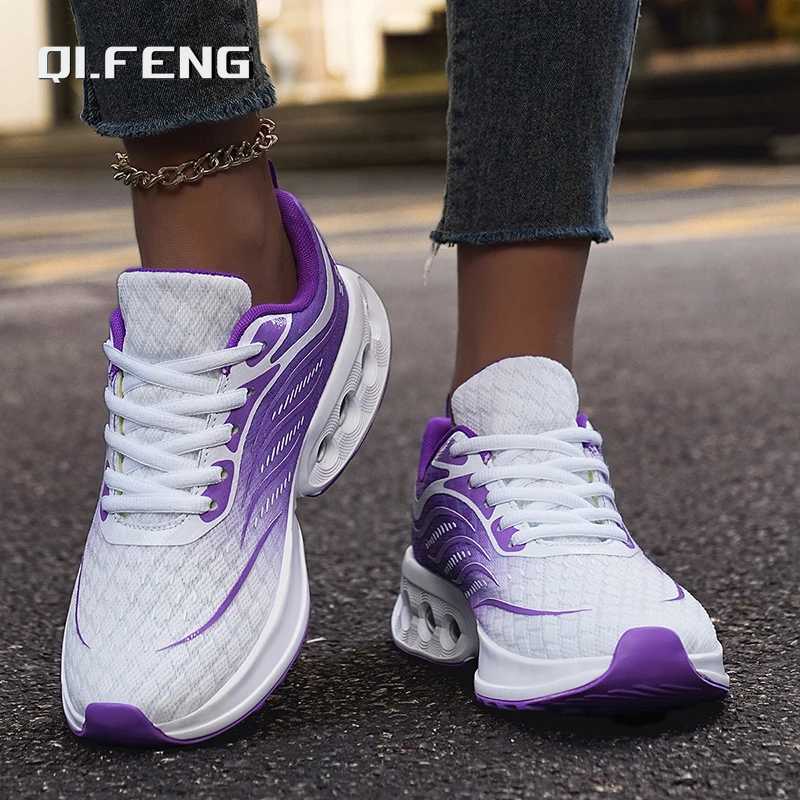 Spring and Autumn New Air cushio Wens Shoes Mesh Breathable and Lightweight Sneaker Fashionable Casual Running Footwear Z250304