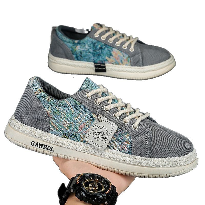 Men's Spring 2025 New Designer Shoes Breathable And Odorous Board Men's High Quality Canvas Lightweight And Comfortable Soft Bottom Low Cut 