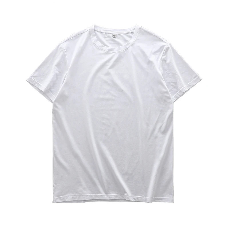 Dukeen Summer Thin Ice Silk T-Shirt for Men Crew Neck Short Sleeve Casual Soft Fitness Tops Plain Modal Cotton Oversized Tees 250304