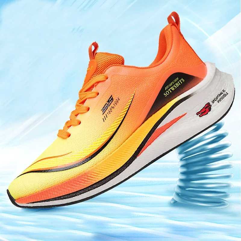 Carbon Plate Marathon Men Casual AirCushion Sports Running Shoes hot Lightweight Cfortable Athletic Gym Sneakers Z250310