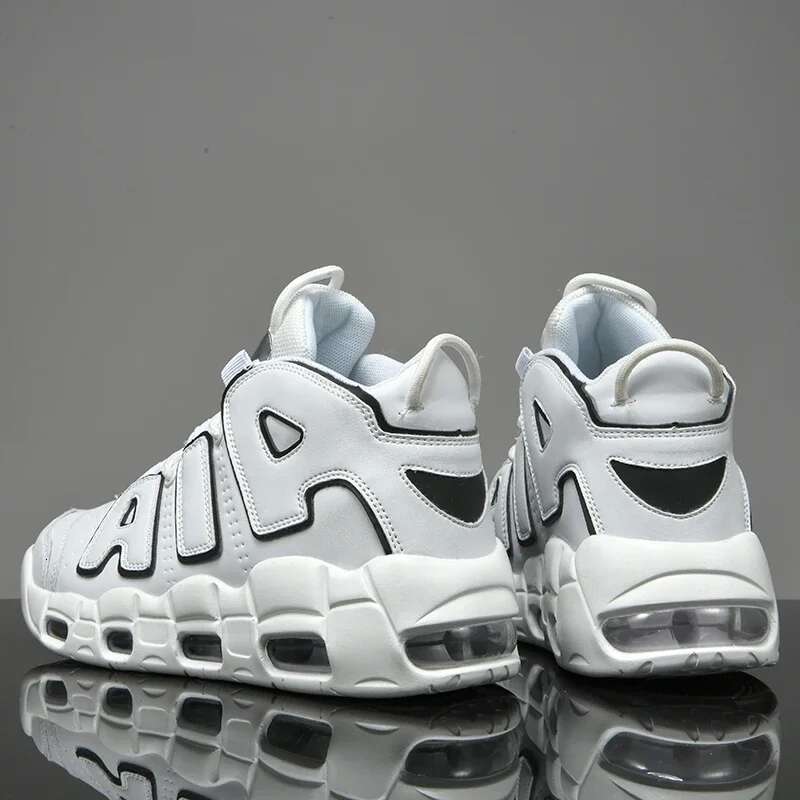 2024 Summer New High Top Sh ock Absorbing Basketball Casual Sports Large Men's Sh oes