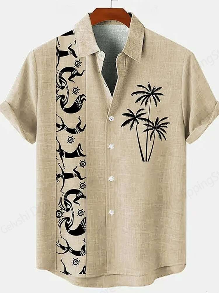 Men's Party Beer 3D Printed Beach Short Sleeved Hawaiian Designer Shirt Retro Pattern Comfortable Casual Shirt Cuban Men's And Women's 