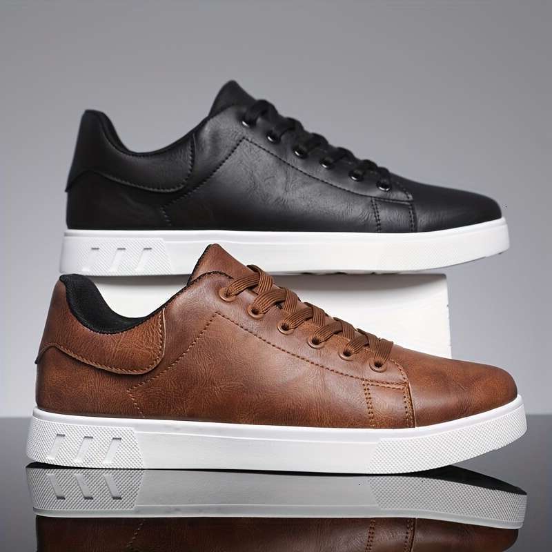 Men's casual lace up comfortable, non slip, br eathable shoes, with fabric upper, walking and driving, suitable for s hoes of a