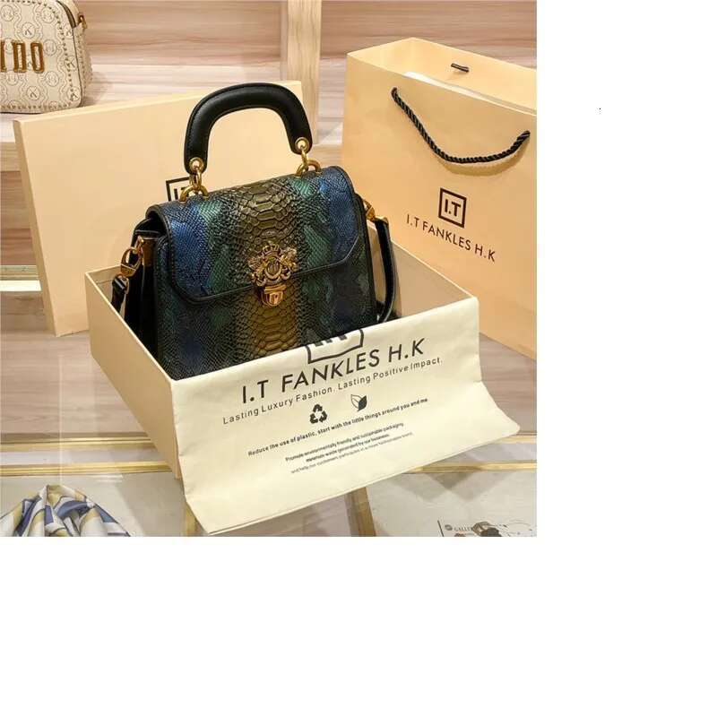 Light Brand Women's Handbag Spring/Summer New Designer High Quality Shoulder Contrast Color Crossbody Bag Square