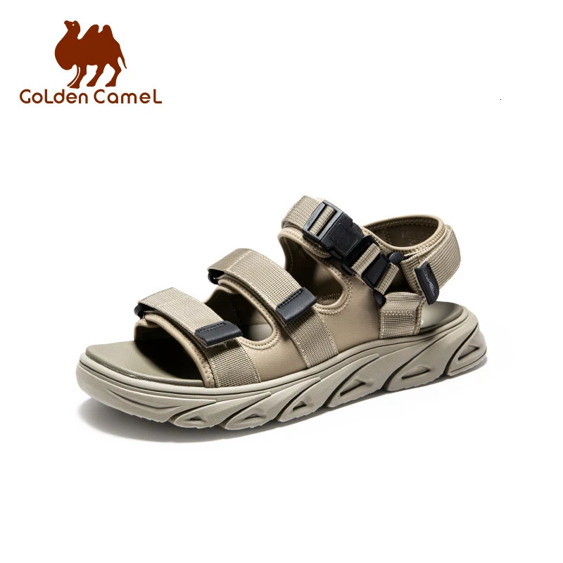 GOLDEN CAMEL Mens Summer Sandals Casual Outdoor Beach Sandal Soft Comfortable Non-slip Male Shoes for Men Slippers 250303