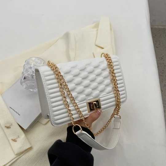 Red OL Chain Woman Handbag 2024 Trend Luxury Women Girl Shoulder bag PVC Lady Crossbody PU Purses Womens Leather Totebag Z250303