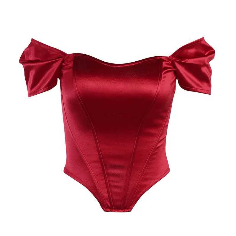 Sexy Bustier Top Women Ele Lingerie Corset Summer Fashion Bustiers Tank Top Jerseys Vintage Streetwear Woman ClothesXJ250304