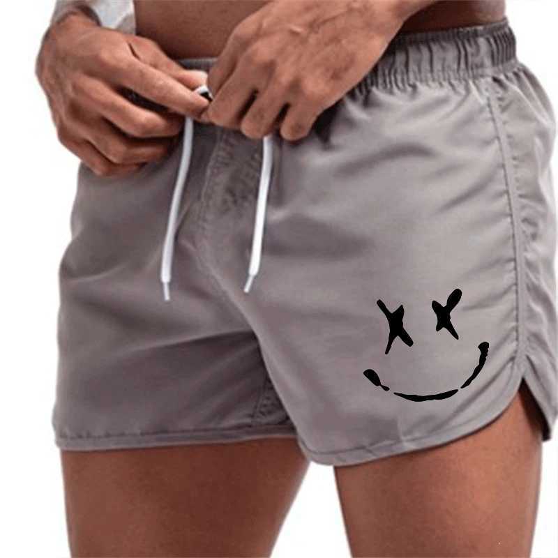 Summer Shorts Men Swim Trunks Quick Dry Board Shorts Bathing Suit Breathable Drawstring With Pockets Surfing Beach Sweat PantsT250304