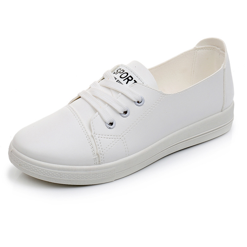 2025 New Women's White Korean Edition Comfortable, Lightweight, Soft soled Single Shoes, Casual Anti slip Flat Shoes, Designer Sports Shoes