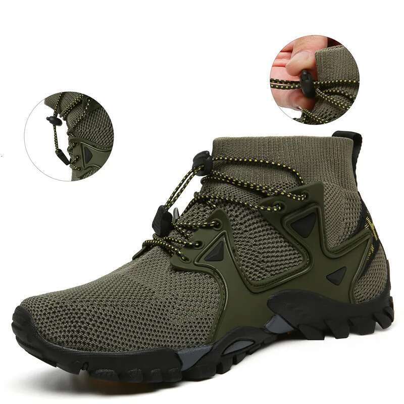 Summer Casual Mesh Breathable Sneakers Outdoor Slip-On Lightweight Men's Wading Shoes Hot Sale