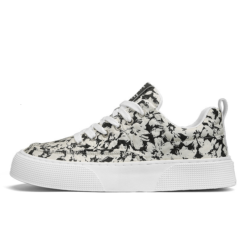 Fashion 2025 Spring Designer s New Comfortable Thick Bottom Fashionable Elegant Multi Functional Outdoor Leisure Men s Printed Canvas Shoes