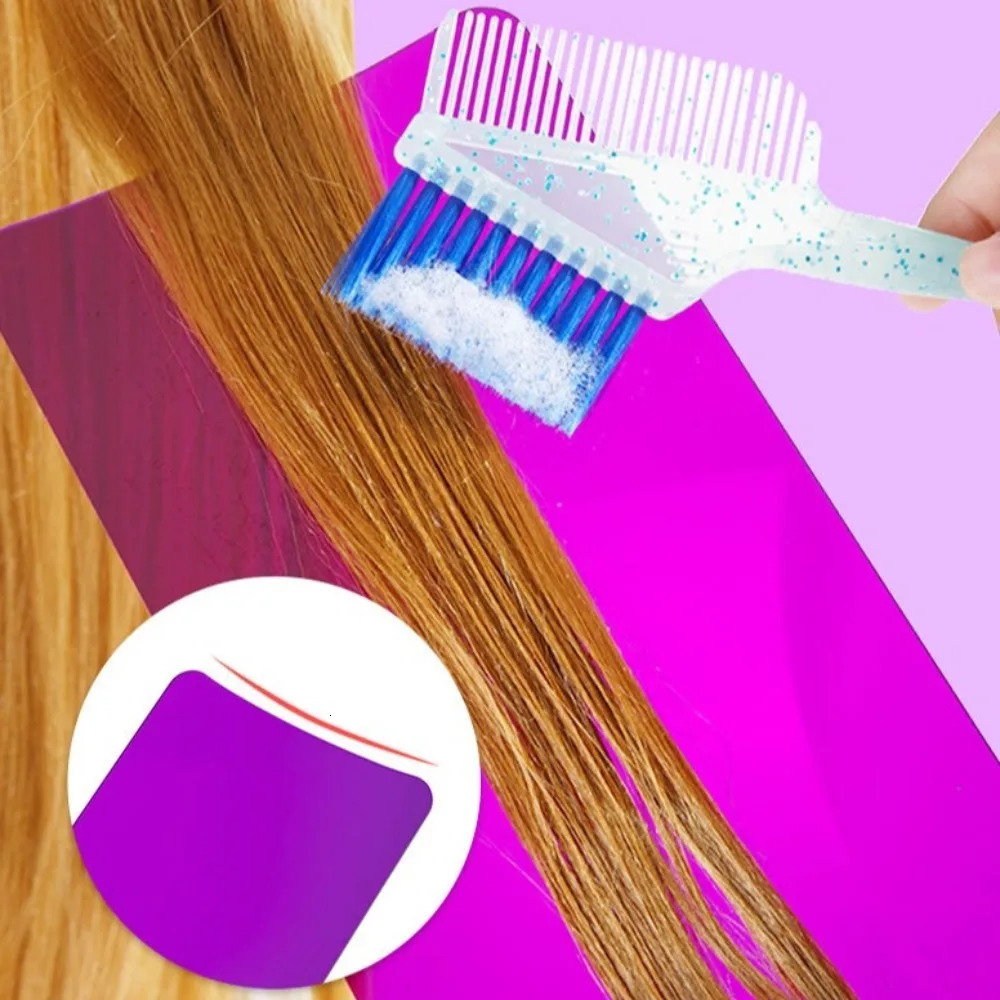 Portable Hair Coloring Board Professional Highlighting Hair Coloring Dyeing Board Thick Balayage Board Hair Dyeing Board Plate 250304